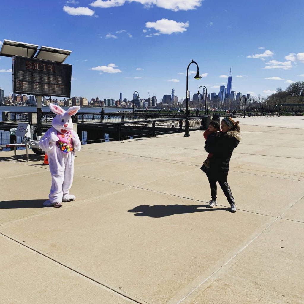 easter bunny hoboken covid 19