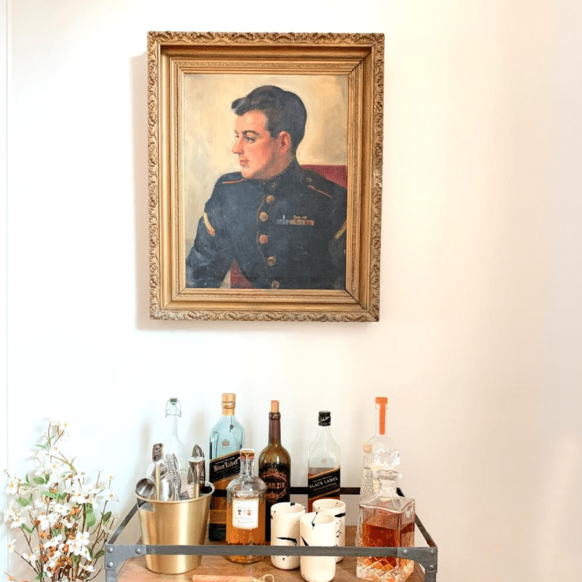 jersey city carriage house bar cart