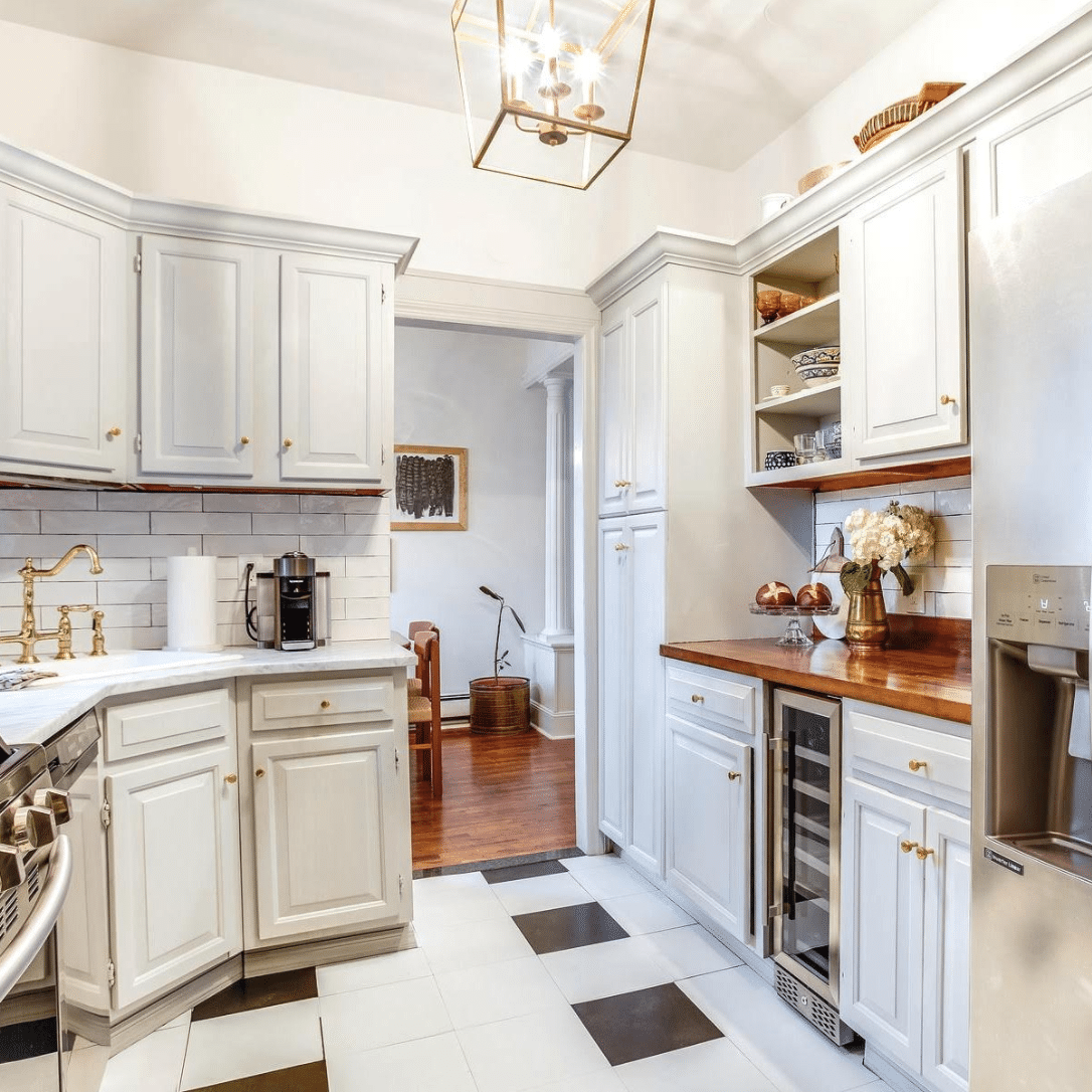 jersey city carriage house kitchen