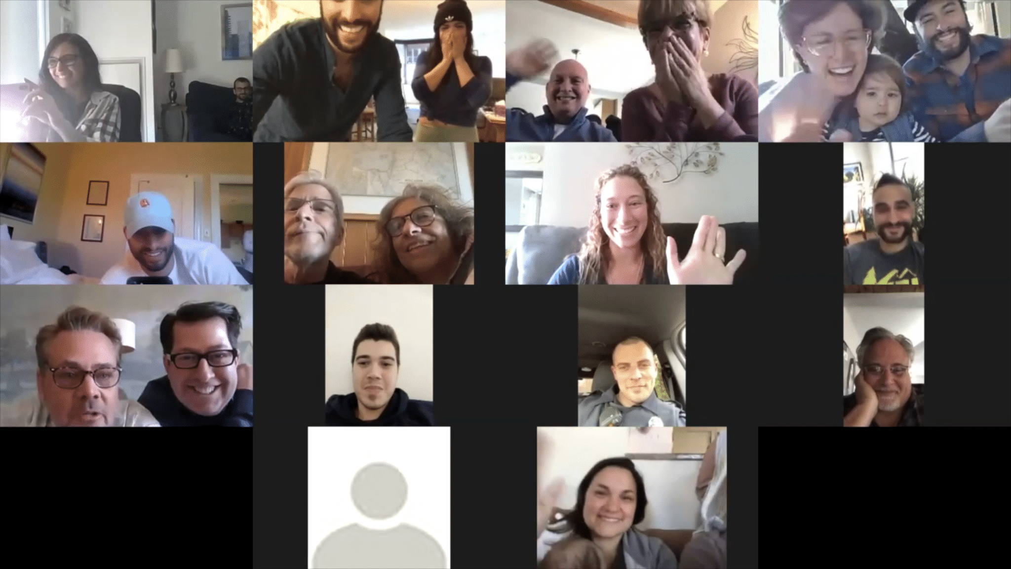 mark emily engagement zoom call
