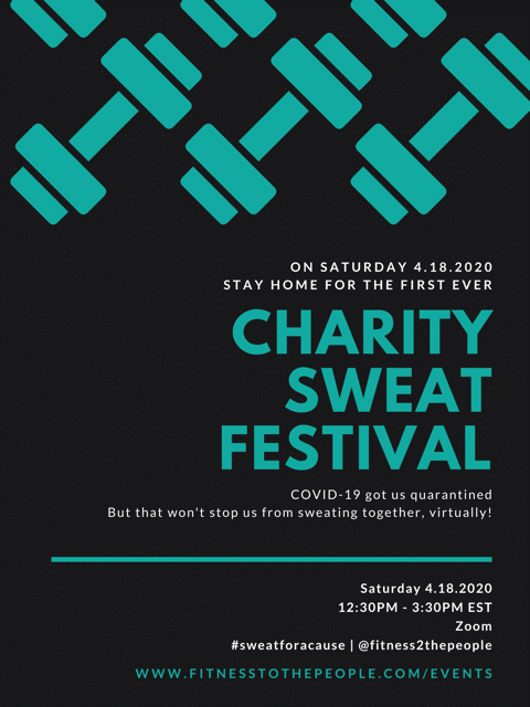 quaranteam sweat charity f estival