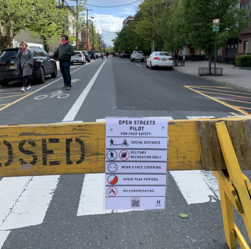 street closing hoboken jefferson street