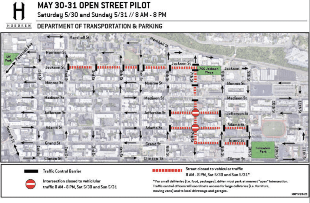 hoboken streets closure 