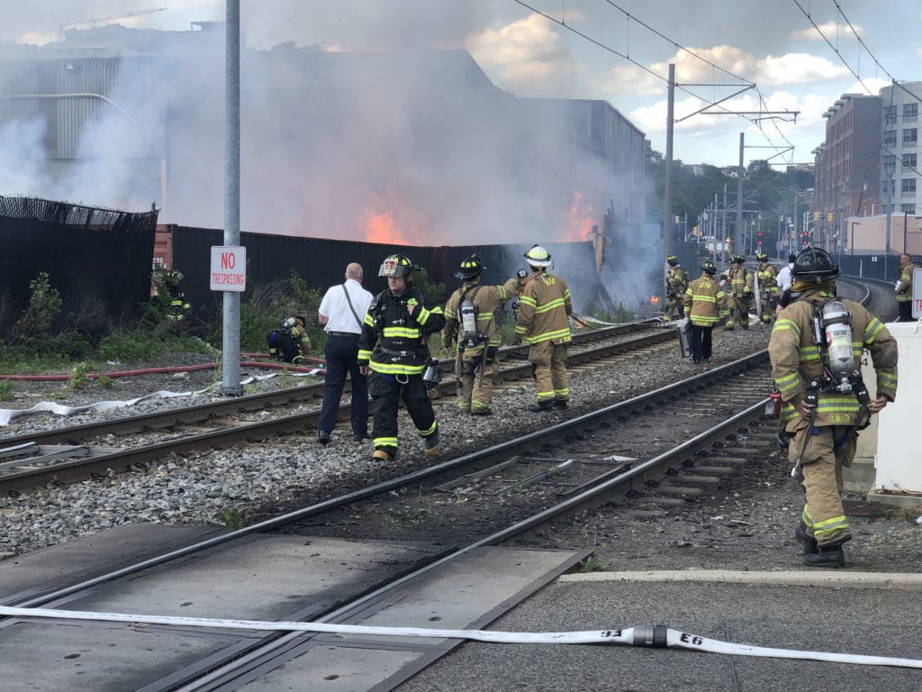 fire hoboken recycling plant