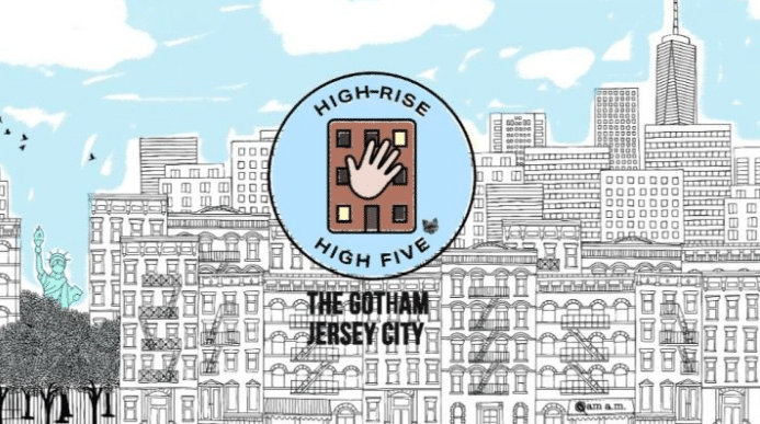 high rise high five