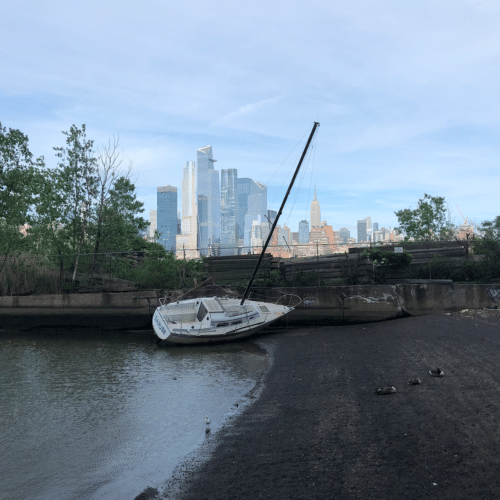 hoboken sunken boats news