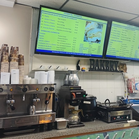 Angel Azul Bakery interior