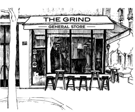 grind genreal store drawing