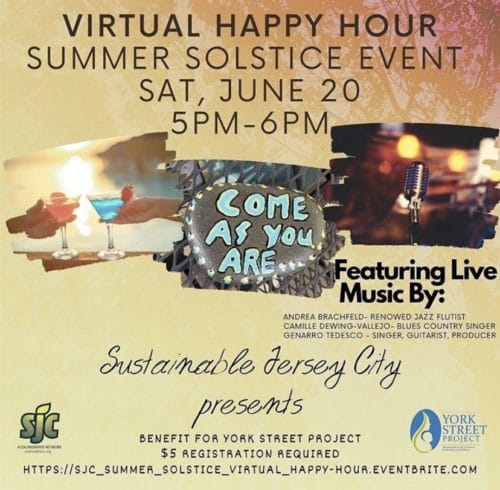 sustainable jersey city happy hour summer solstice
