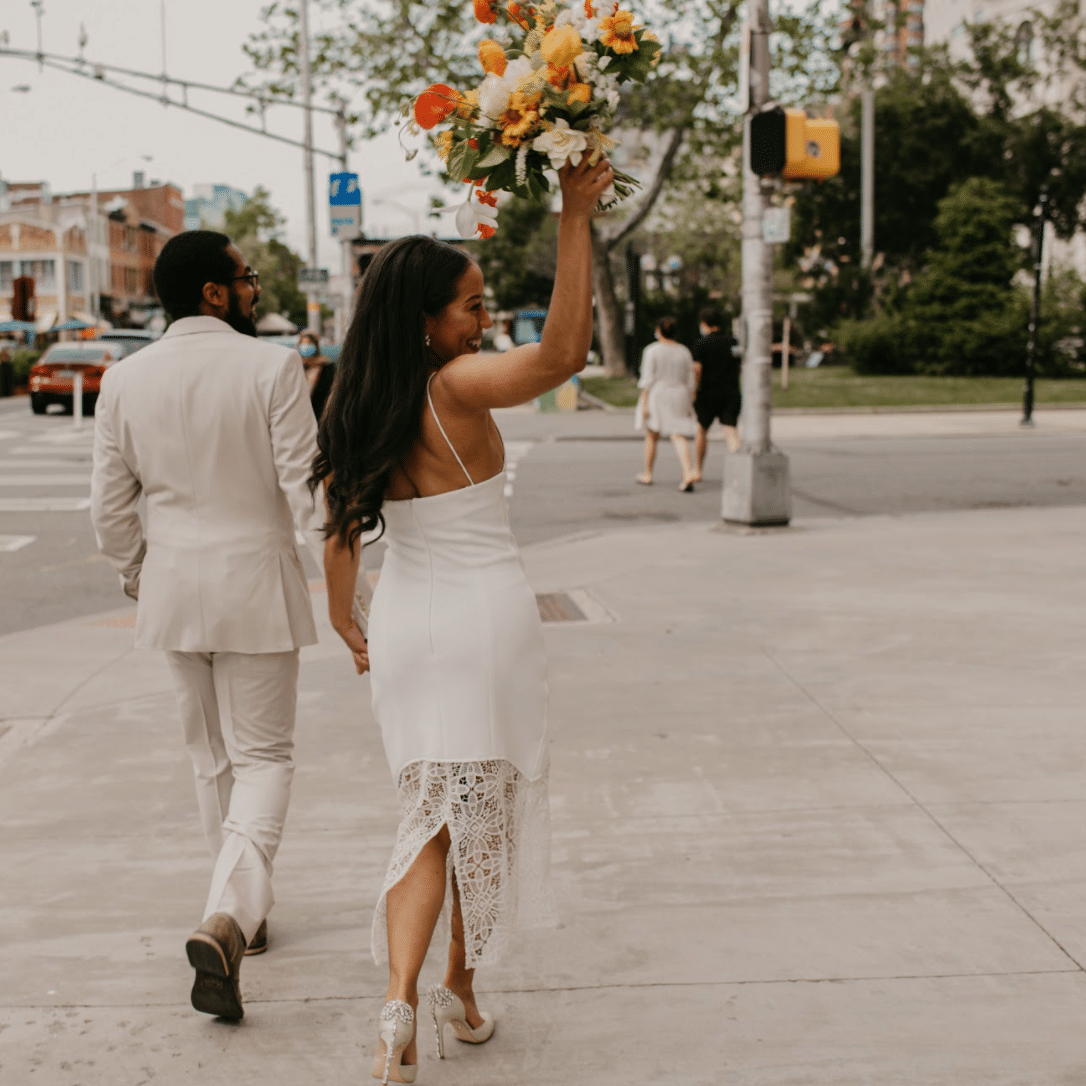 wedding day ruani cortney