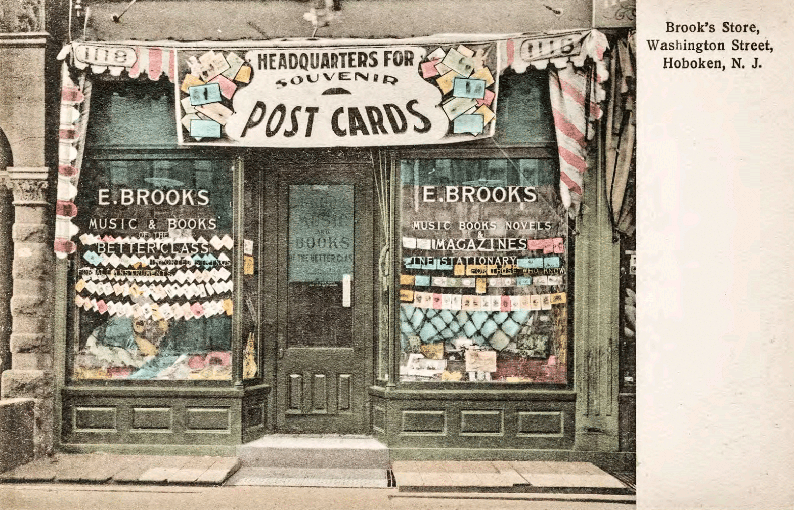 Hoboken Souvenir Post Cards back then