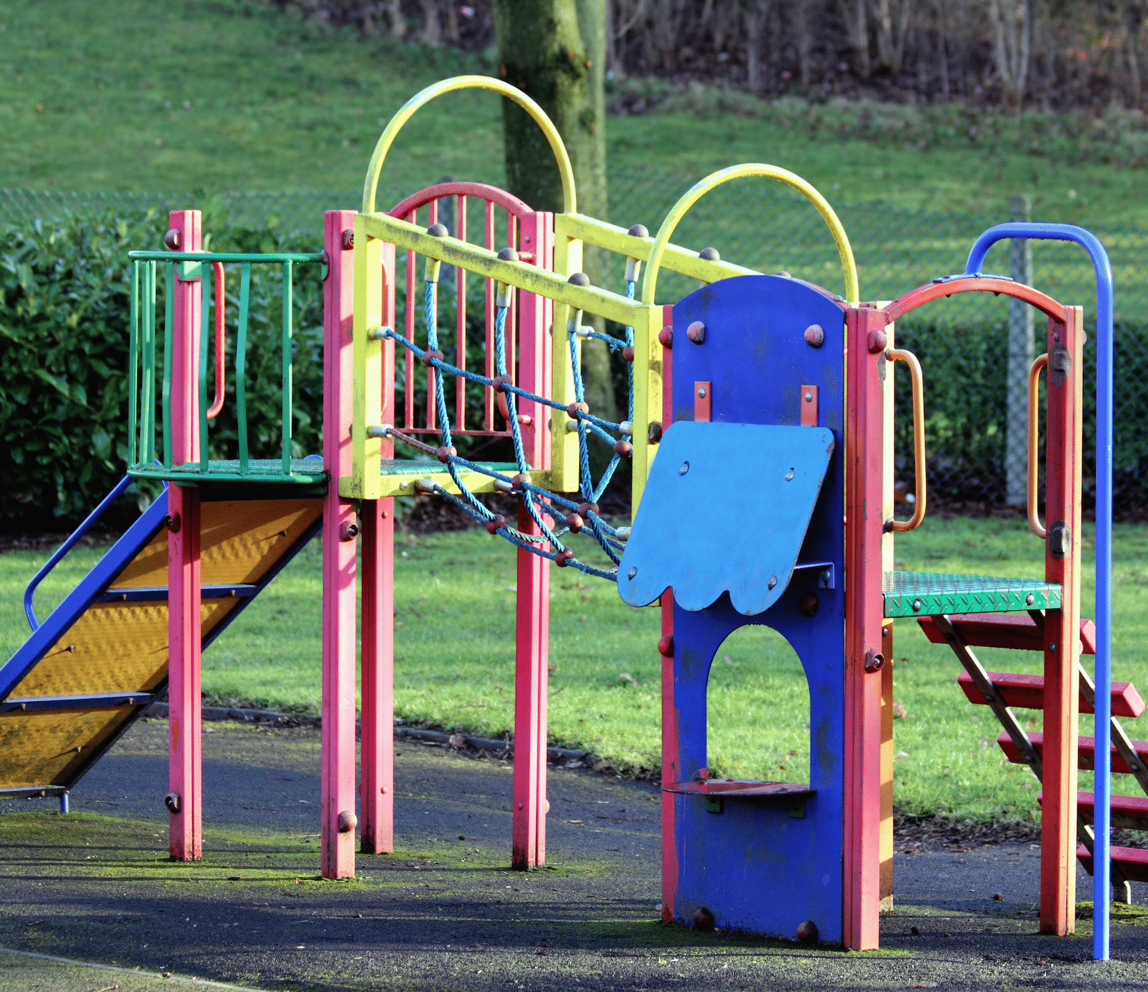 masks on playground