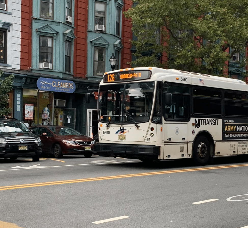nj transit 126 bus route hoboken