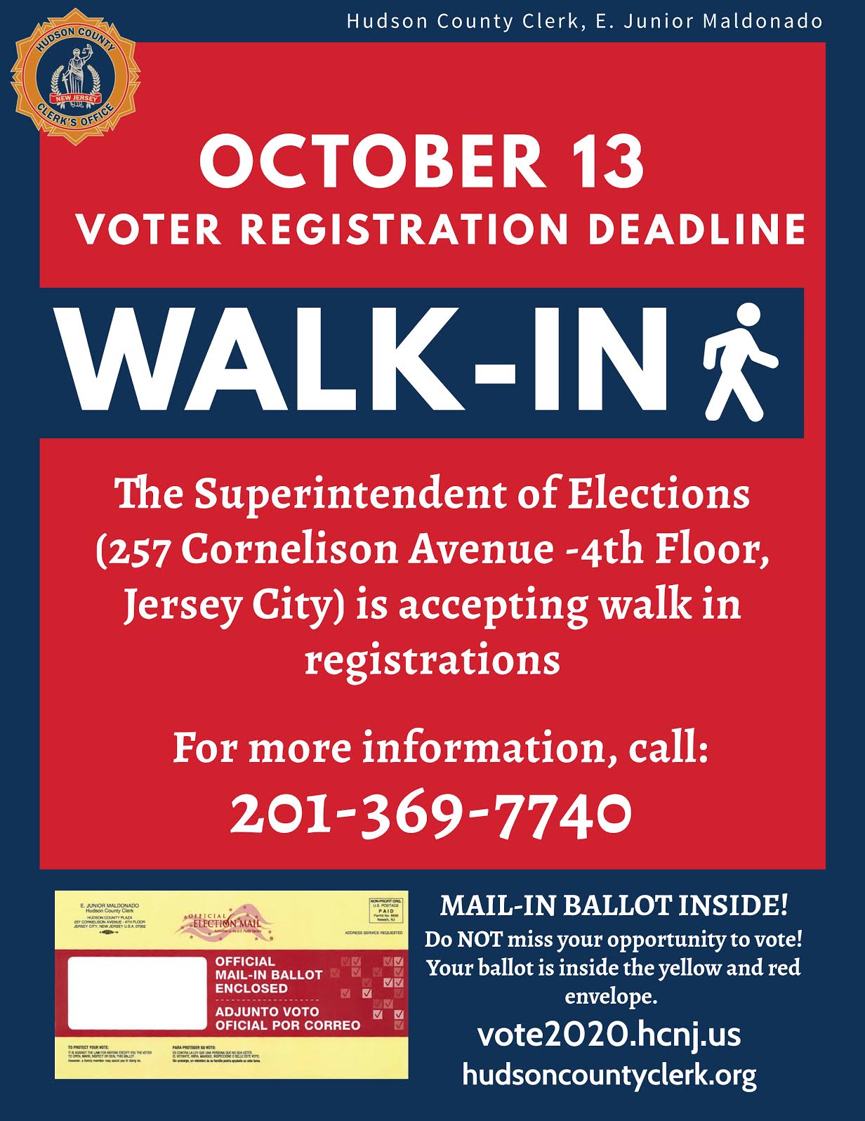In Person Voting new jersey