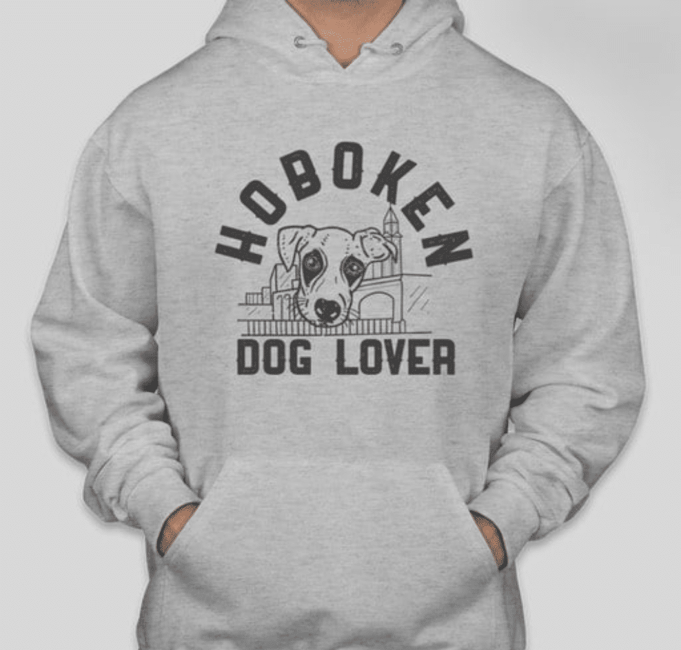 milo dog rescue hoboken hoodie