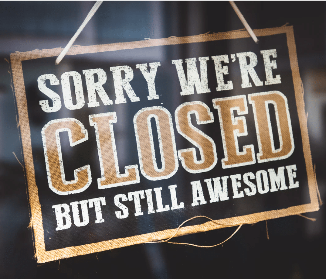 Restaurant Closed