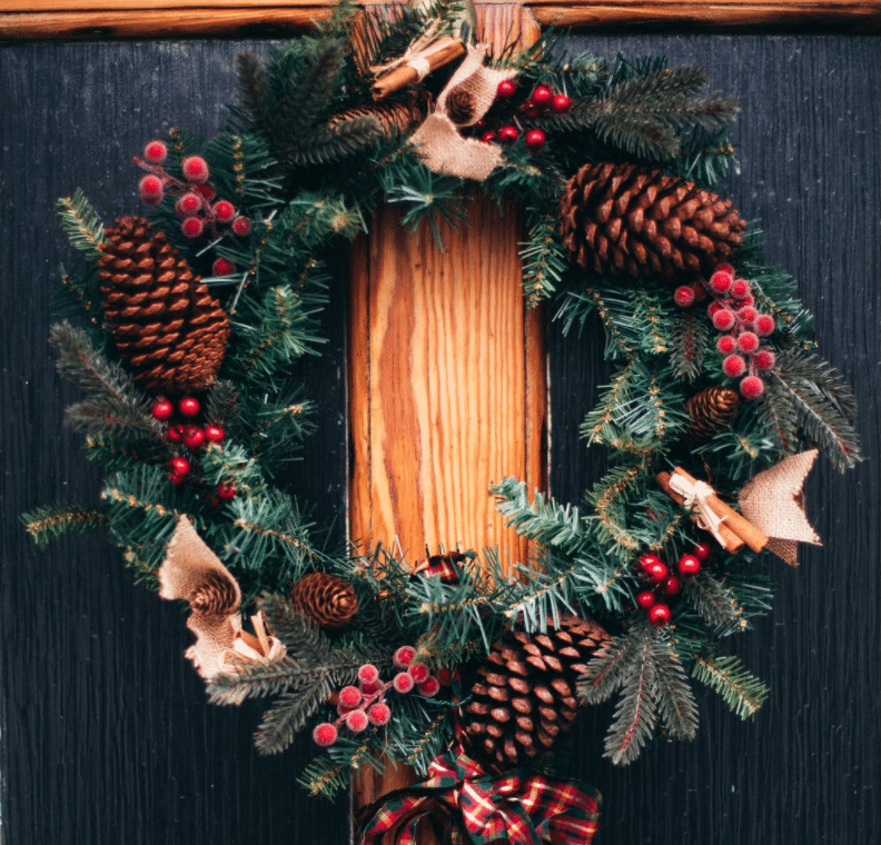 wreath decorating