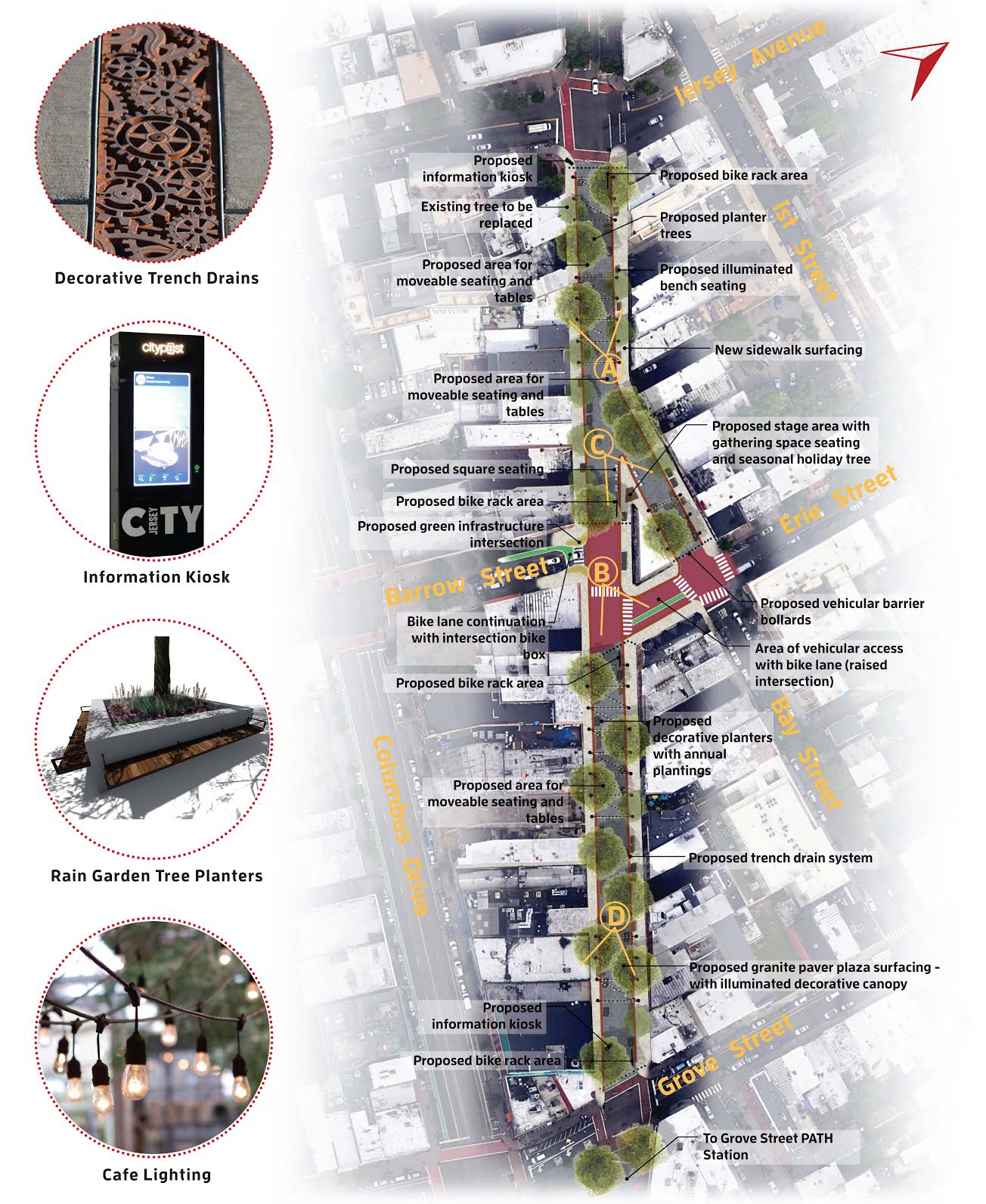 newark avenue plaza renovation 2021