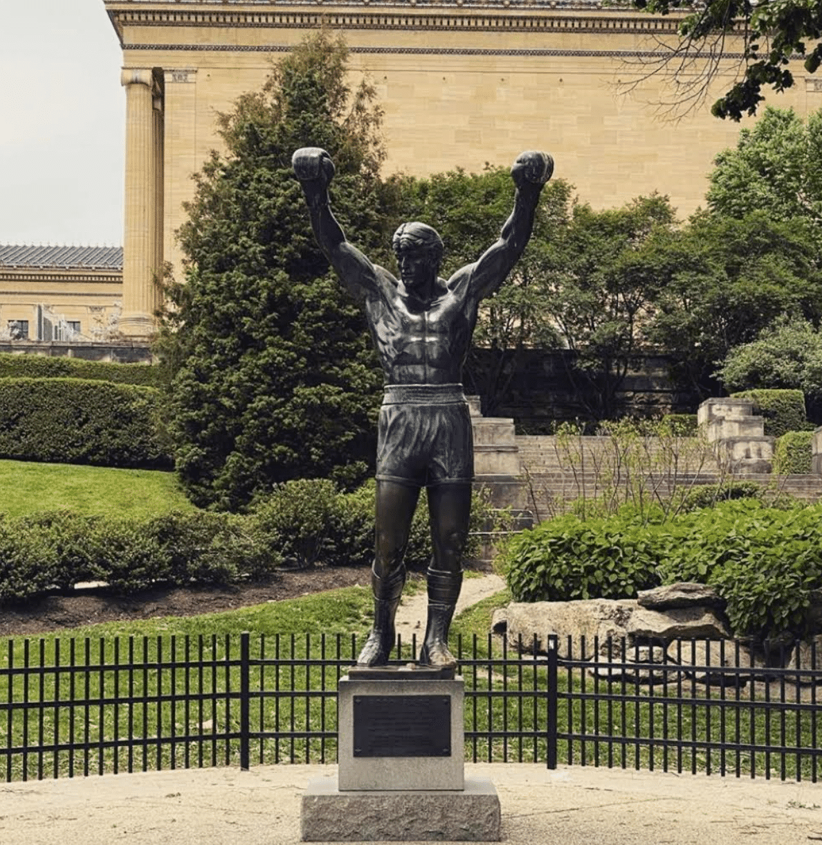 Rocky Steps Statue