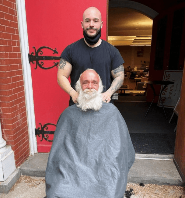 Haircut at Lunchtime Ministry