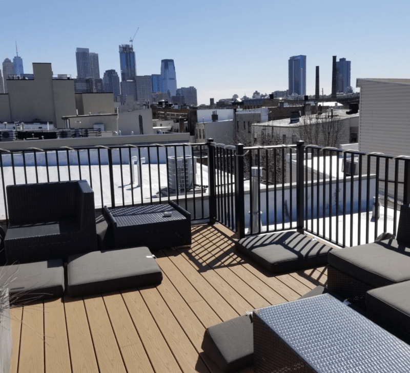 Jersey City Rooftop Before
