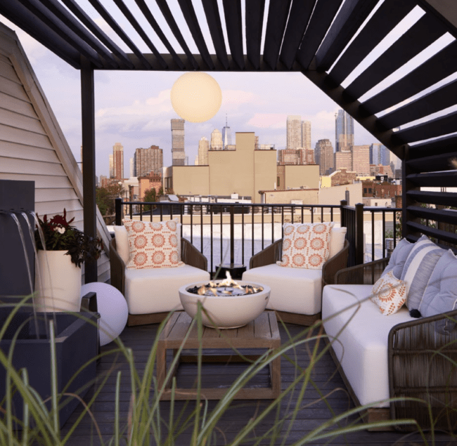 Jersey City Rooftop After