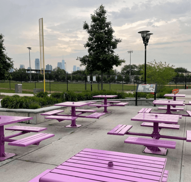 berry lane park jersey city dining area