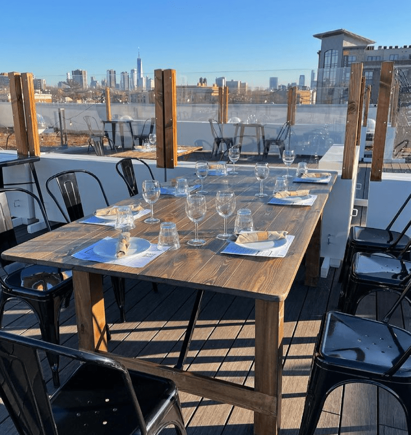 hudson table hoboken rooftop dining