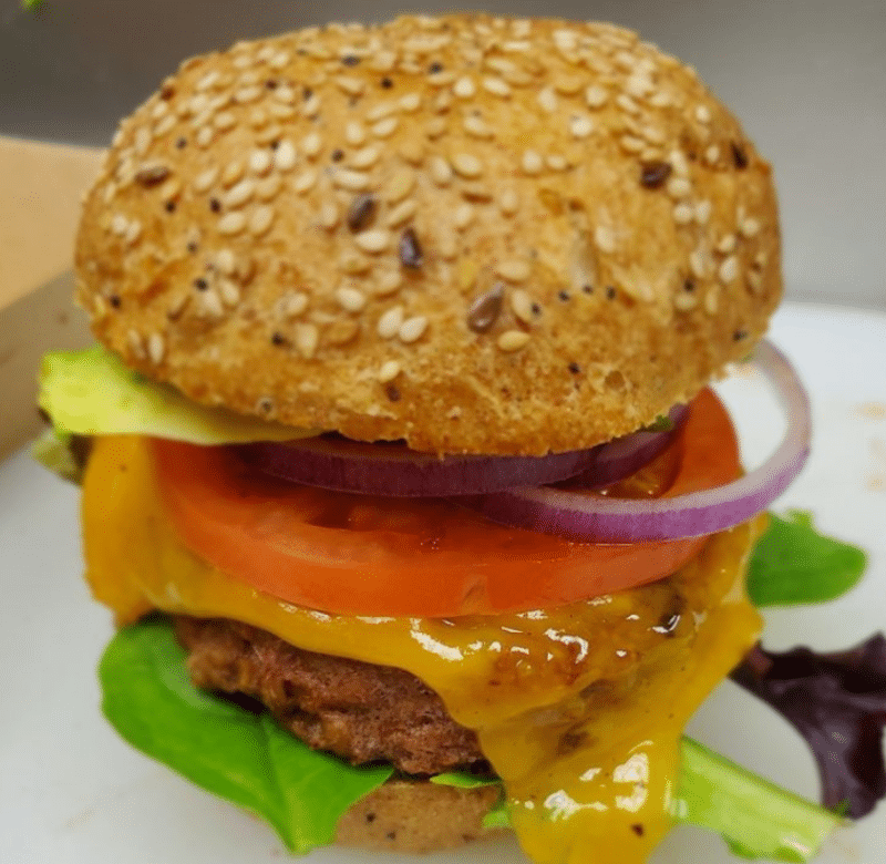vegbar juicery vegan burger