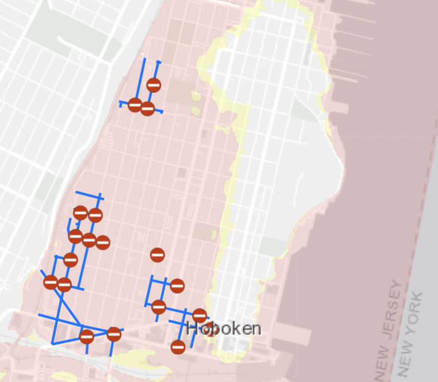 hoboken flooding map