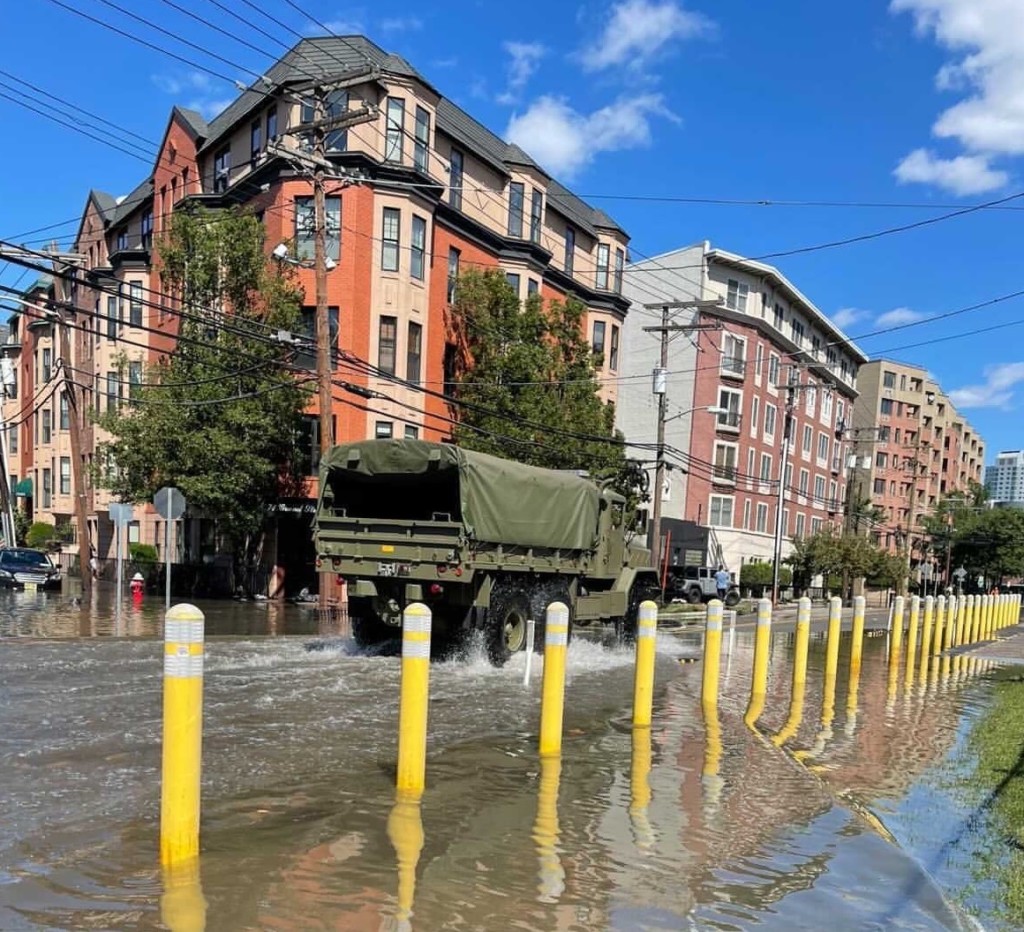 national guard hoboken flood ida
