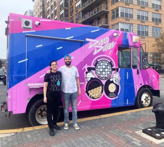 disco dillas debut hoboken food truck