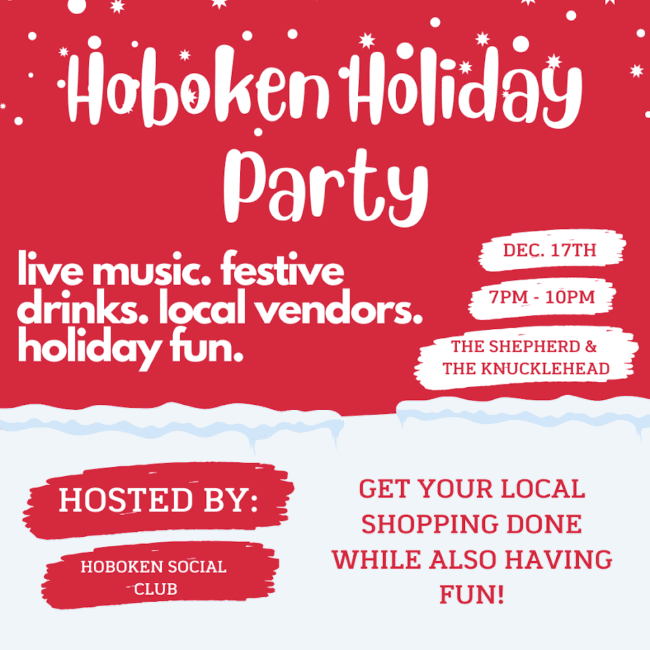 Events Guide Featured Event Hoboken Social Club Hoboken Holiday Party