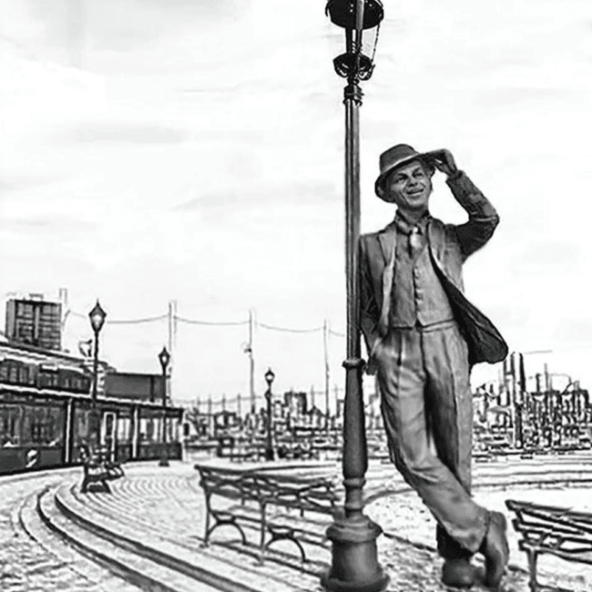 sinatra statue debuting hoboken