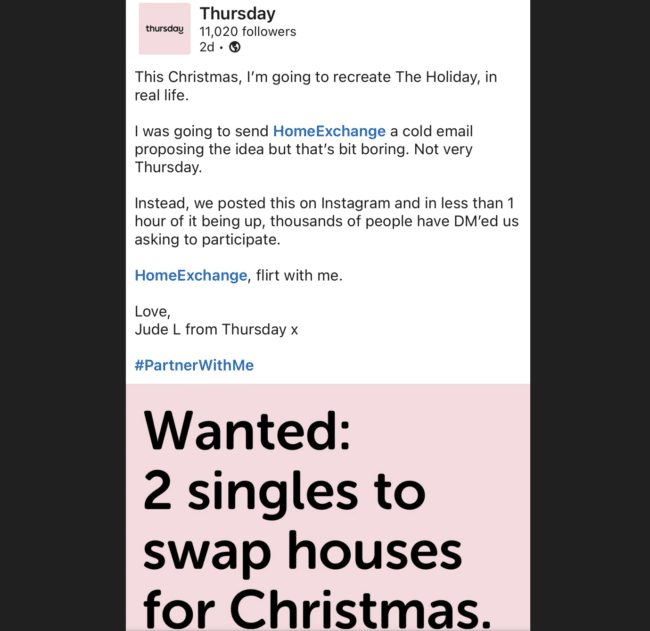 thursday post homeexchange