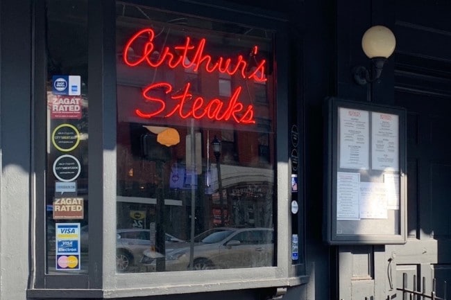 arthurs steakhouse hoboken closing for renovations