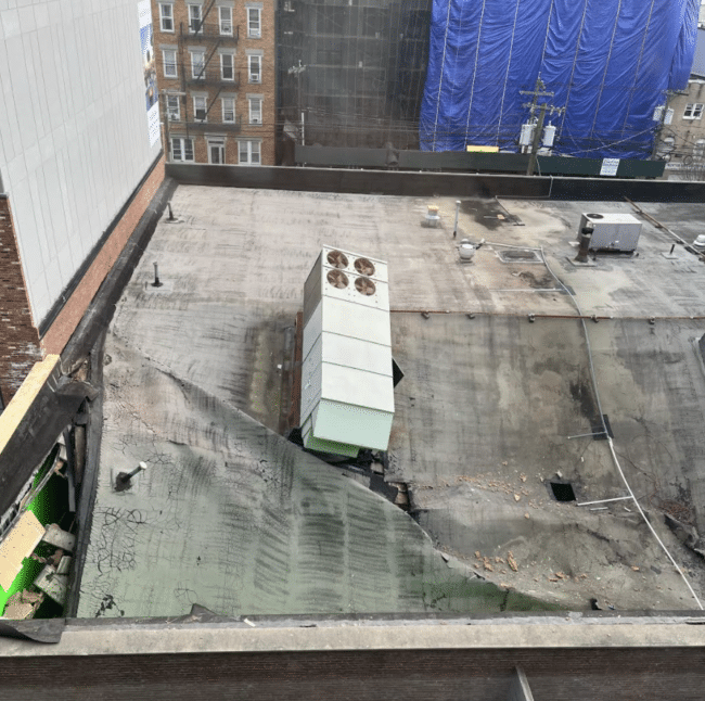 hoboken studio roof collapse