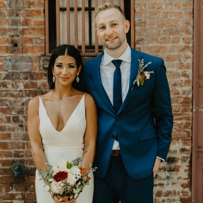 Samantha Anthony hoboken wedding