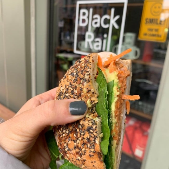 black rail gluten free sandwich