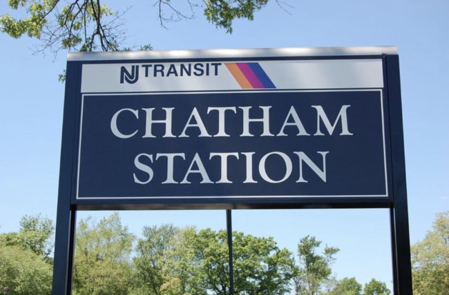 chatham station sign