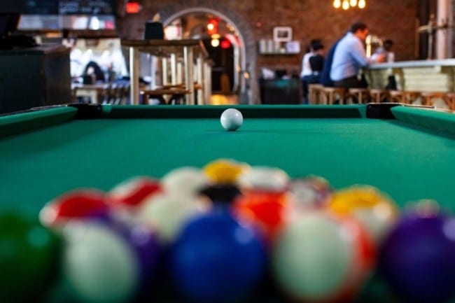 bars restaurants pool tables hoboken jersey city
