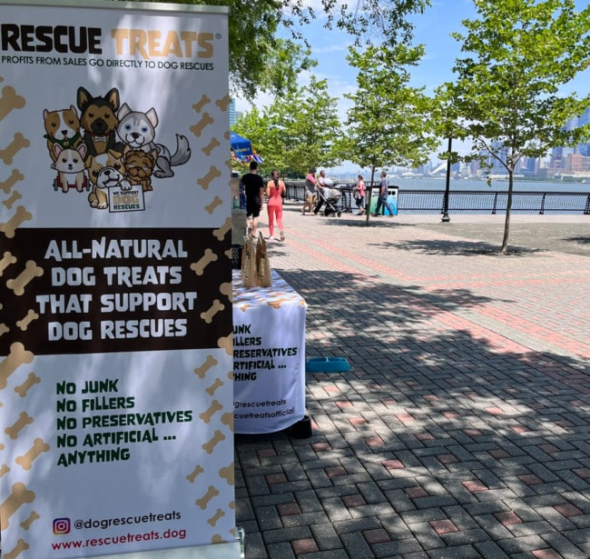 rescue treats pop up hoboken