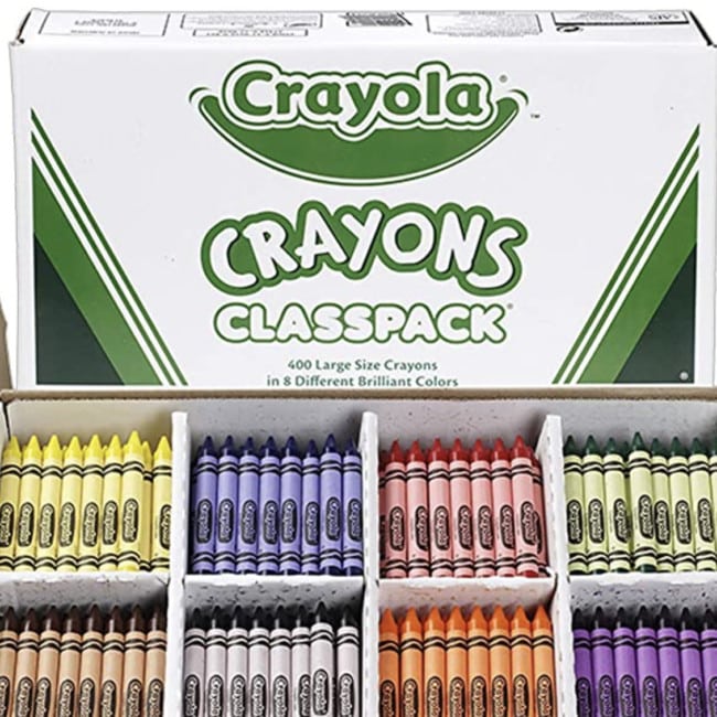 crayons crayola pack
