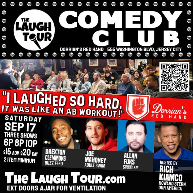 the laugh tour dorrians red hand event