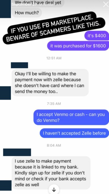 facebook marketplace scam