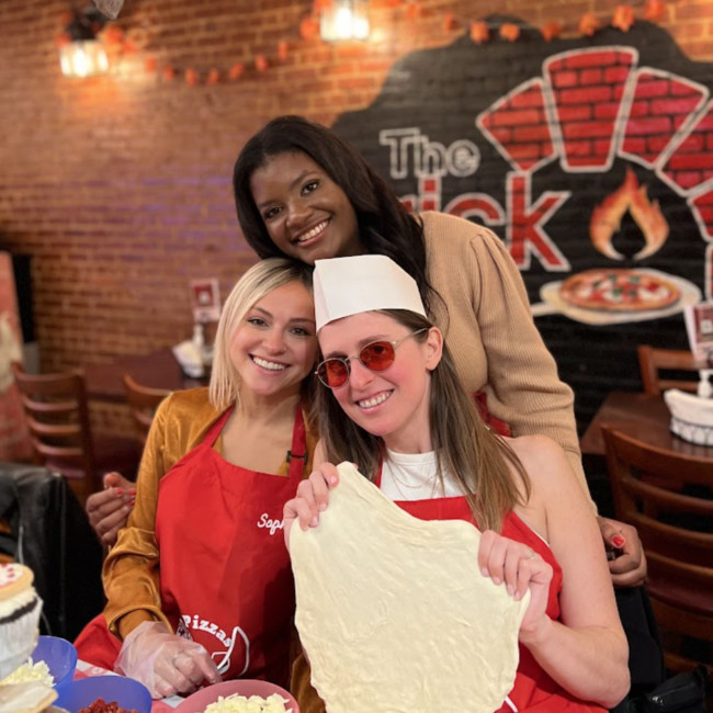 pizza pinots the brick hoboken event