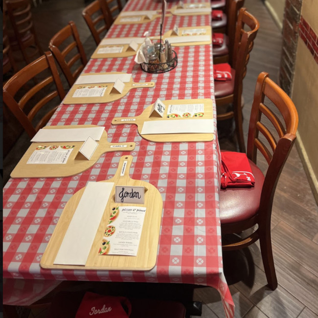 pizzas pinot birthday party event hoboken