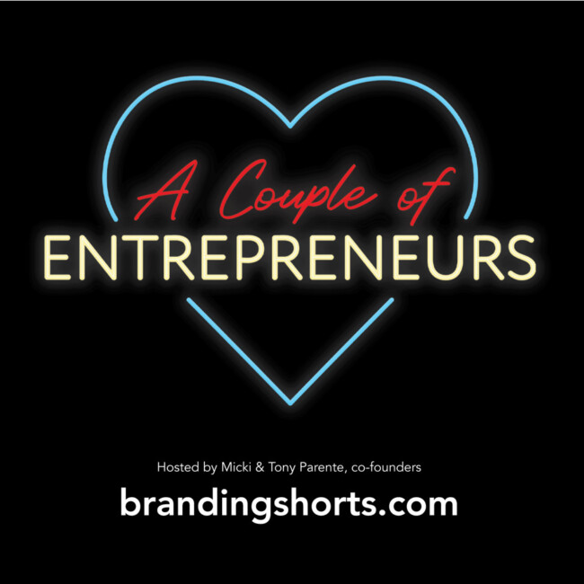 A Couple of Entrepreneurs Podcast Art - BrandingShorts