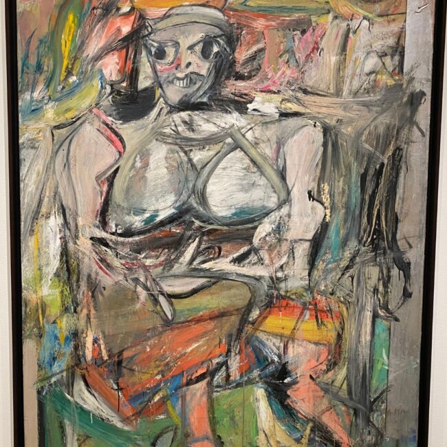 Woman 1 (1950-52) at the MoMA