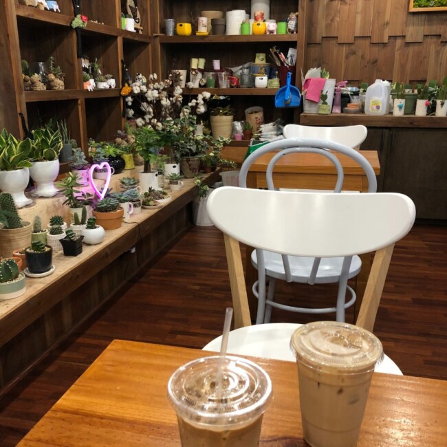 semicolon cafe plant shop